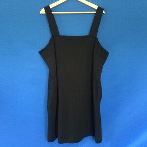 Old Navy Sleeveless XL Dress Cotton Pockets Mini Stretch Sheath Black